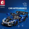 SEMBO BLOCK 491PCS Sports Car Building Blocks With Pull Back Device STEM Collectible Supercar Model Kits - LEPIN LEPIN Store