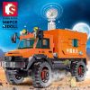 SEMBO BLOCK 566PCS Space Rescue Truck Car Child Toys Bricks Building Blocks DIY Roleplay STEM Collectible - LEPIN LEPIN Store
