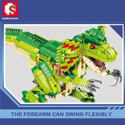 SEMBO BLOCK Child Toy RC Dinosaur Building Blocks Remote Control App Controlled Bricks Young Children Gifts 2 - LEPIN LEPIN Store