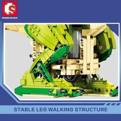 SEMBO BLOCK Child Toy RC Dinosaur Building Blocks Remote Control App Controlled Bricks Young Children Gifts 3 - LEPIN LEPIN Store