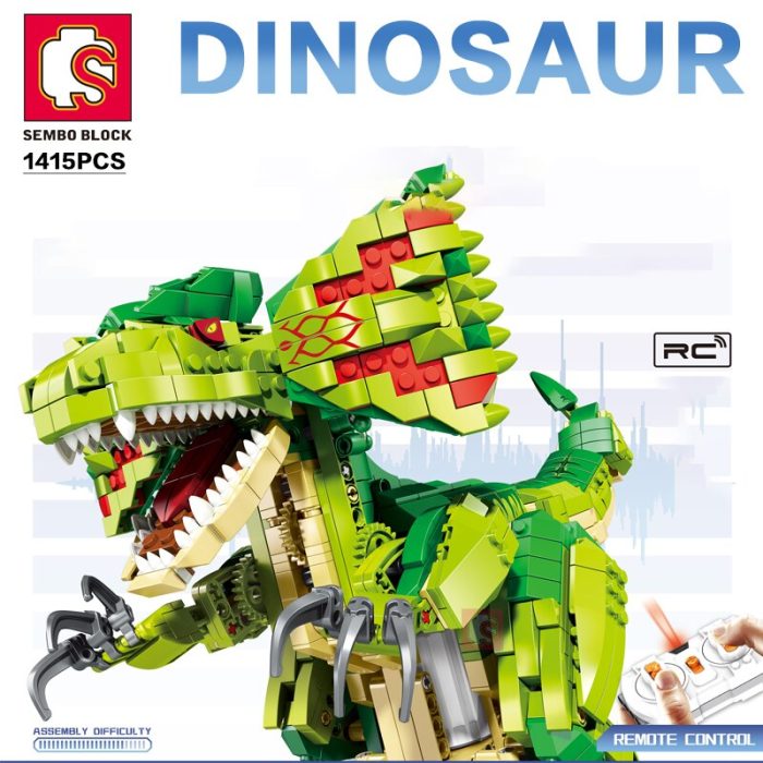 SEMBO BLOCK Child Toy RC Dinosaur Building Blocks Remote Control App Controlled Bricks Young Children Gifts - LEPIN LEPIN Store