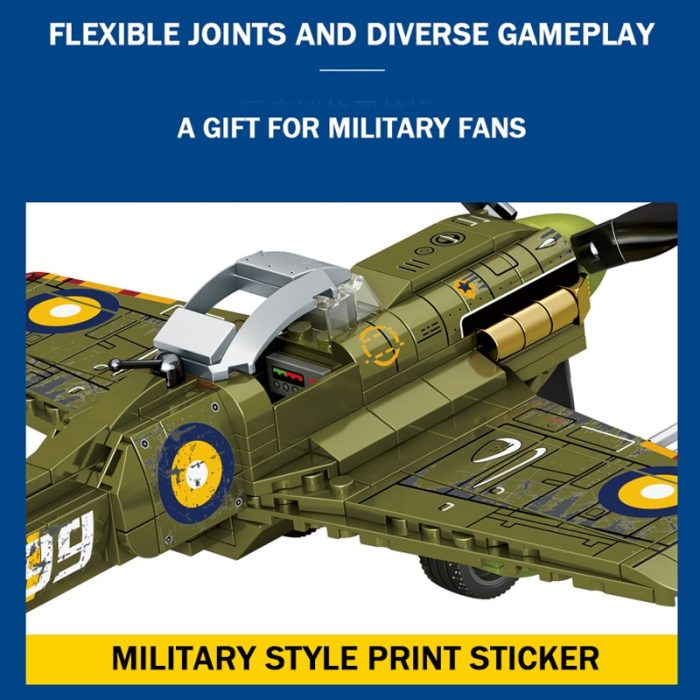 SEMBO BLOCK Military Fighter Bombing Airplane Building Blocks Airforce Jet World War Army Soldier Toys DIY 1 - LEPIN LEPIN Store