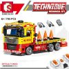 SEMBO BLOCK TECHNICAL RC Car Building Blocks Rescue Truck STEM Engineering Remote Control Collectible Model Kits - LEPIN LEPIN Store