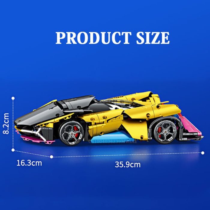 SEMBO BLOCK TECHNICAL RC Car Remote Control Racing Car Building Blocks Supercar Sports Car Bricks Children 4 - LEPIN LEPIN Store