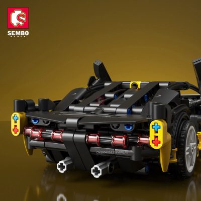 SEMBO TECHNICAL 584PCS Sports Car Building Blocks Pull Back Device STEM Collectible Supercar Model Kits Bricks 5 - LEPIN LEPIN Store