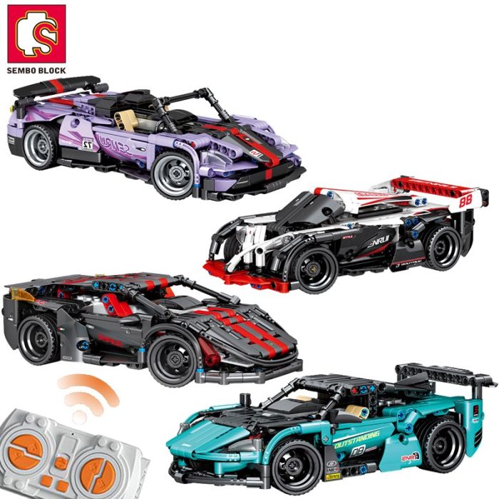 SEMBO TECHNICAL RC Car App Controlled Racing Sports Car Building Kits Blocks Bricks Supercar Vehicle Gifts - LEPIN LEPIN Store