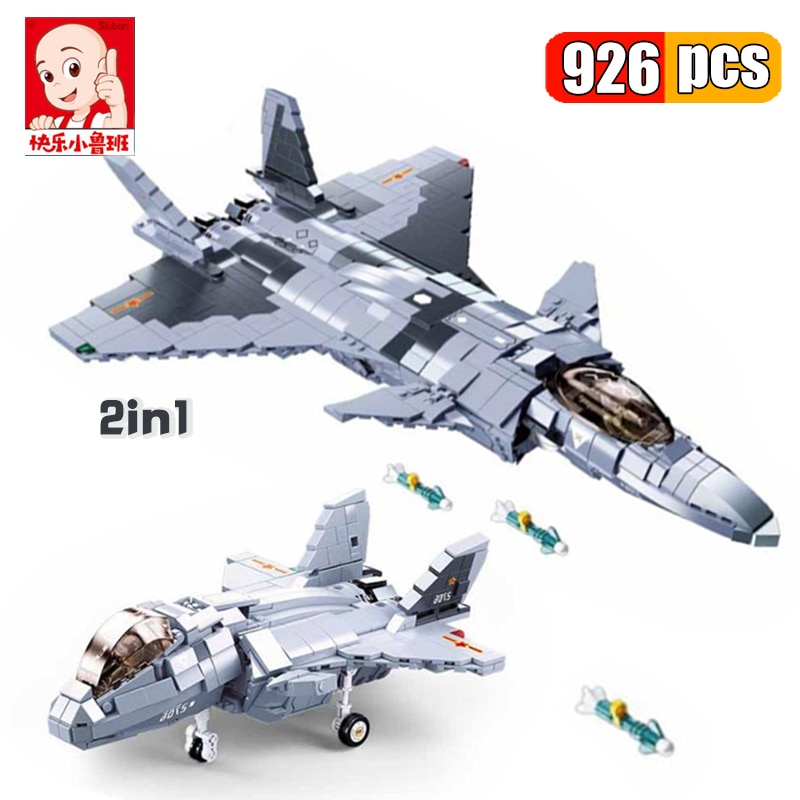 Sluban Army Air Force 209 Pieces Grey