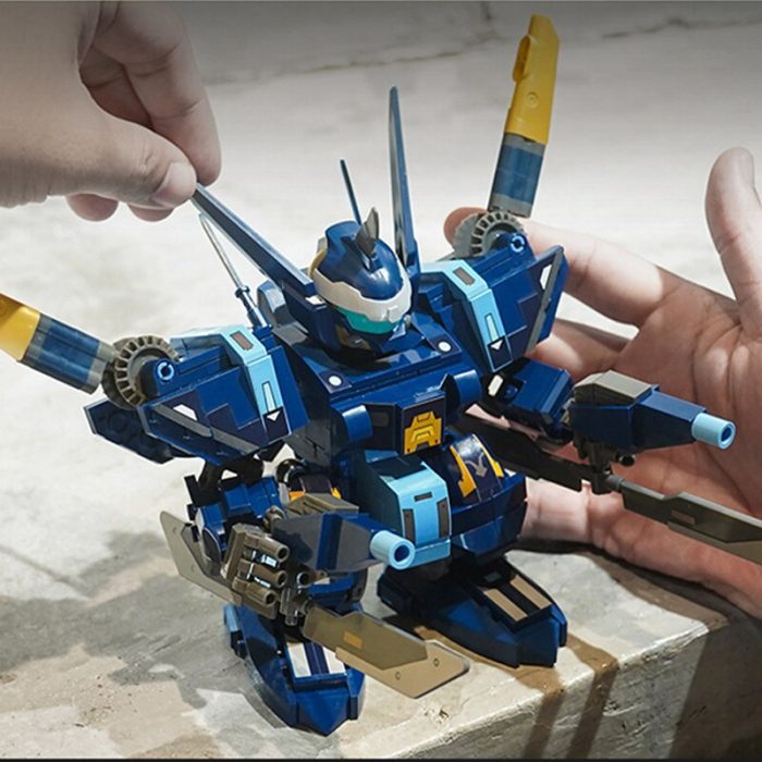 Sluban Classic Movie Warrior Mecha Robot Model Building Blocks Action Figure Military Weapon Combat Assembling Toys 4 - LEPIN LEPIN Store