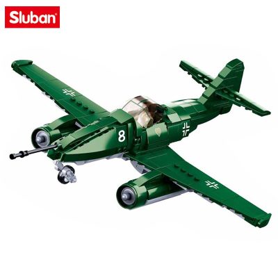 Sluban WW2 Military Air Forces Battle Fighter Building Blocks Aircraft Model Soldier Action Figures Bricks Educational 2 - LEPIN LEPIN Store