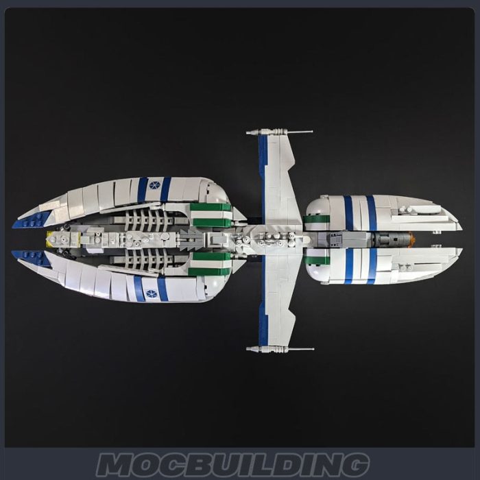 Space Plan Moc Munificent class Star Frigate Building Blocks Starfighter DIY Assembly Bricks Creative toys Model 3 - LEPIN LEPIN Store