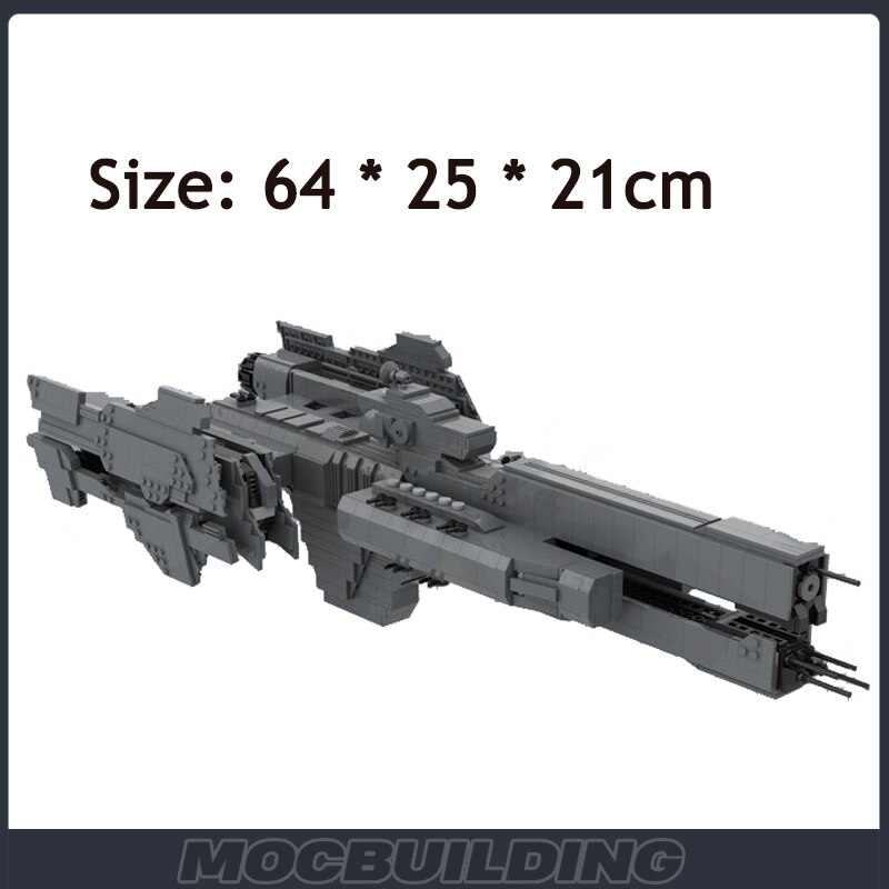 MOC-Military Series Rifle Building Blocks Set for Halos, Assault