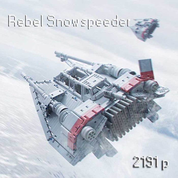 Spaceship Series War Snowspeeder Model Snowfield Plane MOC Building Block DIY Assembly Bricks Children Gift Toys 1 - LEPIN LEPIN Store