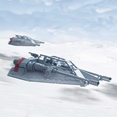 Spaceship Series War Snowspeeder Model Snowfield Plane MOC Building Block DIY Assembly Bricks Children Gift Toys 2 - LEPIN LEPIN Store