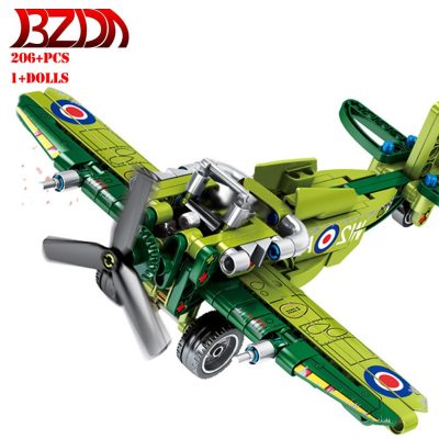 WW2 fighter model building Airplane Aircraft Soviet Plane Bomber Model Building Blocks Kids Toys For Boys 2 - LEPIN LEPIN Store