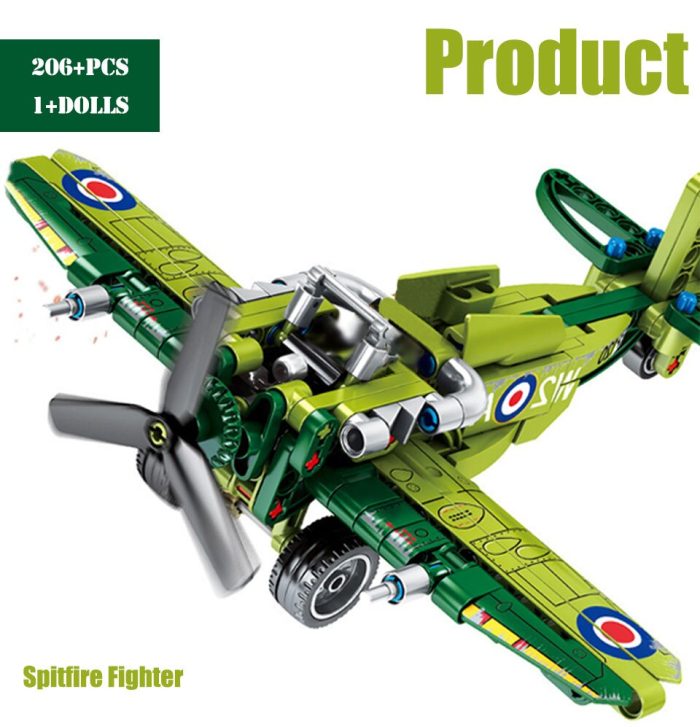 WW2 fighter model building Airplane Aircraft Soviet Plane Bomber Model Building Blocks Kids Toys For Boys 3 - LEPIN LEPIN Store
