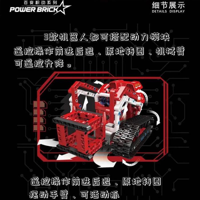 mouldking 15048 power brick vector 3 in 1 with 568 pieces 2 - LEPIN LEPIN Store