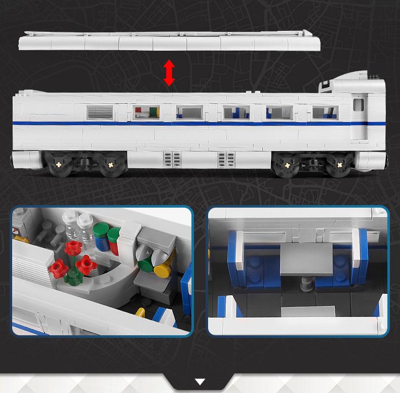 MOULD KING 12002 World Railway: CRH2 High-speed Train - LEPIN MOULD KING 12002 World Railway: CRH2 High-speed Train - LEPIN