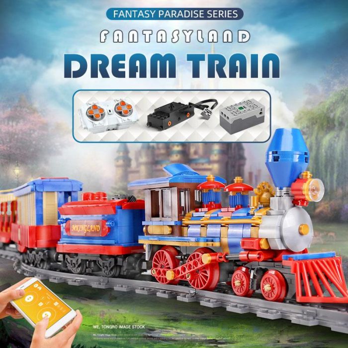 MOULD KING 12004 Winter Holiday Dream Train - LEPIN LEPIN Store