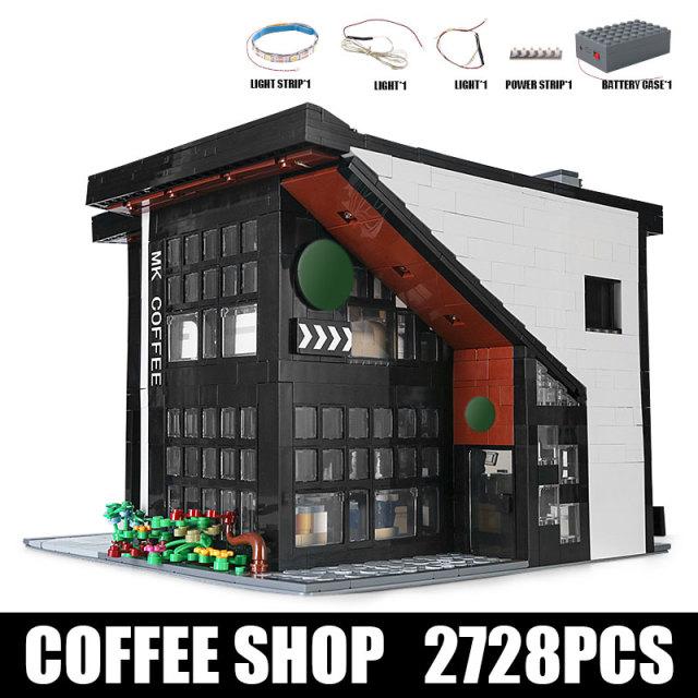 MOULD KING 16036 Modern Starbucks Coffee House LEPIN LEPIN Store