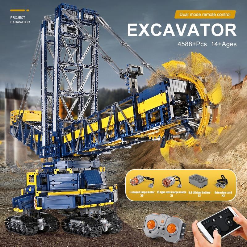 MOULD KING 17006 Bucket Wheel Excavator - LEPIN LEPIN Store