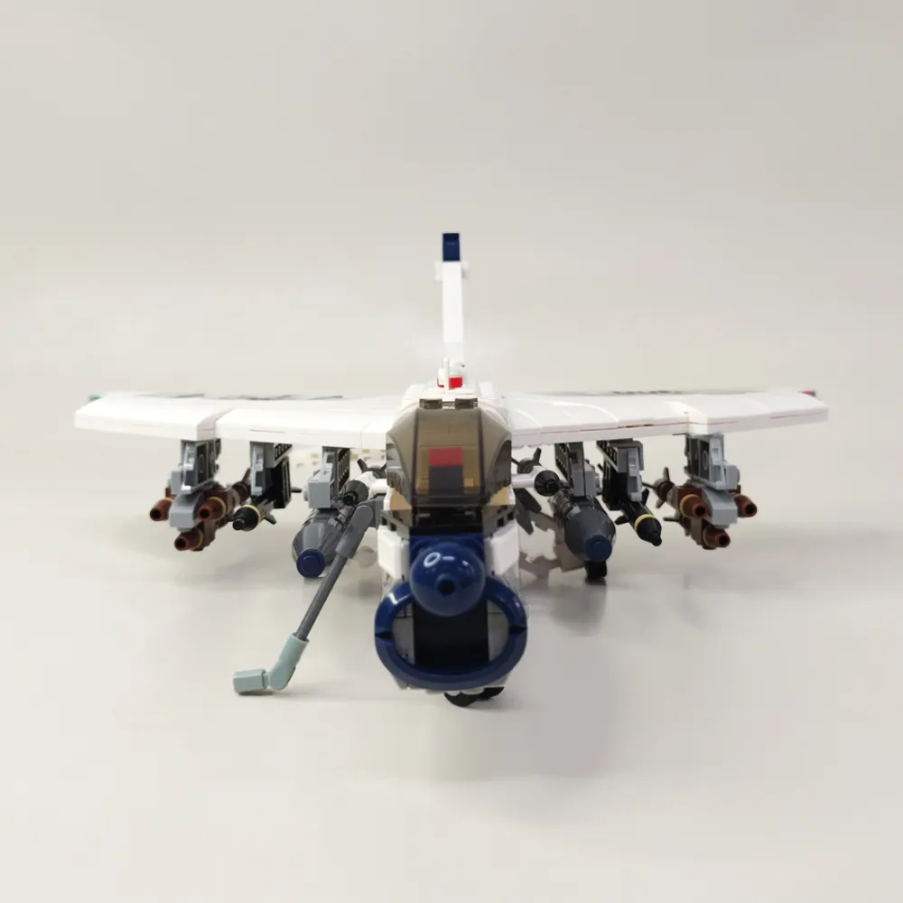 61044 Jiestar Moc A-7 Attack Aircraft Military Airplane Fighter