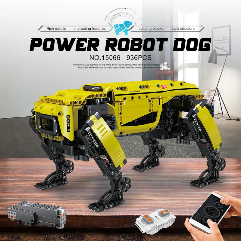 MOULD KING 15066 The RC Motorized Boston Dynamics Big Dog Model - LEPIN  LEPIN Store