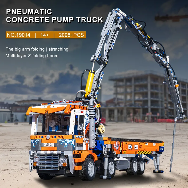 Lego concrete pump discount truck