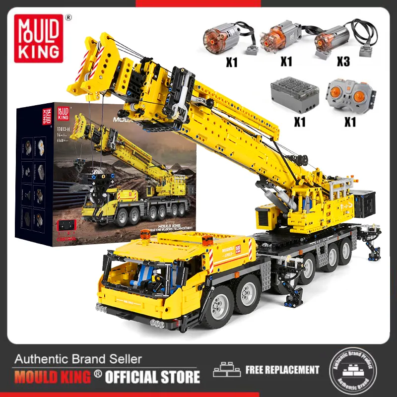 MOULD KING Technical Crane Building Kits APP RC Crane Truck Model Sets MOC 0853 Bricks Toys - LEPIN LEPIN Store