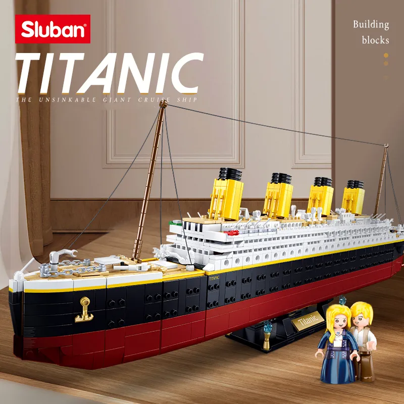 Sluban Building Block Toys Fishing Boat 592PCS Model Bricks B1118