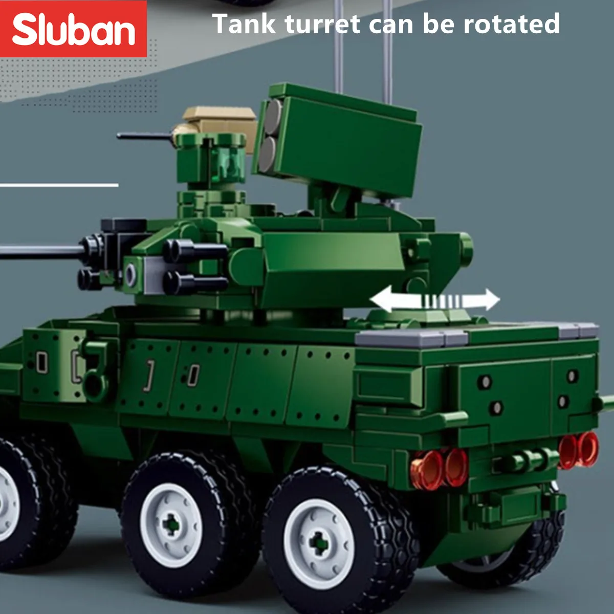 Sluban Building Block Toys WW2 Army CV33 Light Tank 183PCS Bricks B0709  Military Construction Compatbile With Leading Brands - LEPIN LEPIN Store