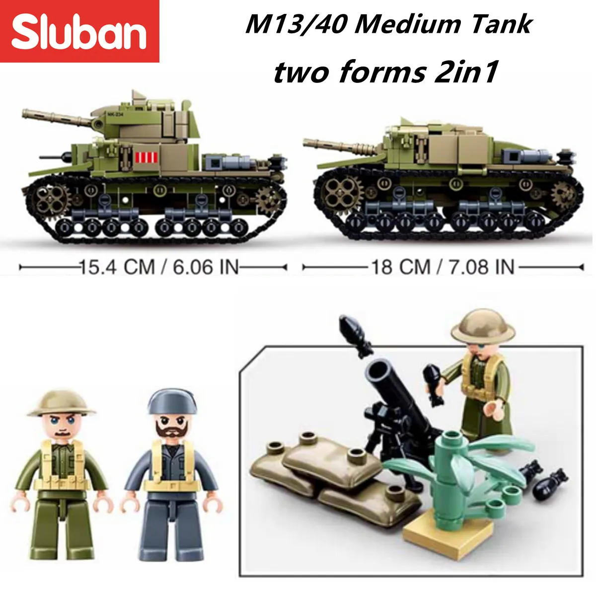 Sluban Military Series, Sluban Military Blocks