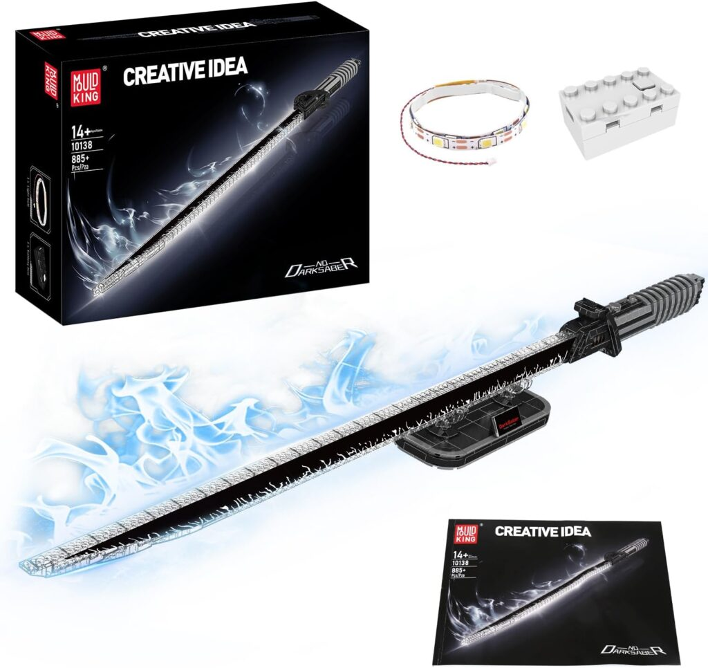 Mould King 10138 – 885 PCS Star Plan Toys The Dark Saber Building Block with Led - LEPIN LEPIN Store